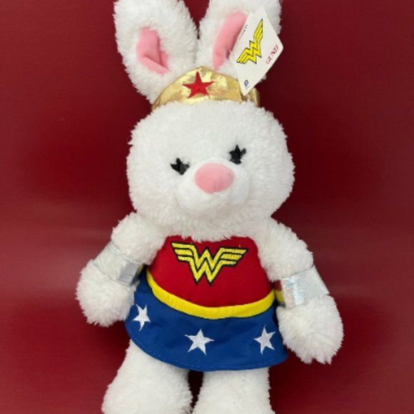 WONDER WOMAN GUND PLUSH SUPER SOFT BEAR STUFFIE ANYA - APPROX 16" TALL WITH TAGS - Picture 8 of 8